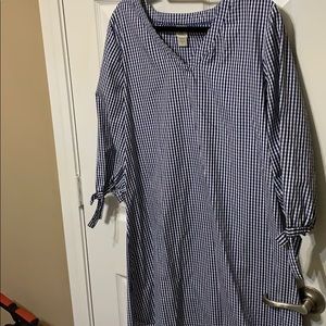 Gingham style dress
